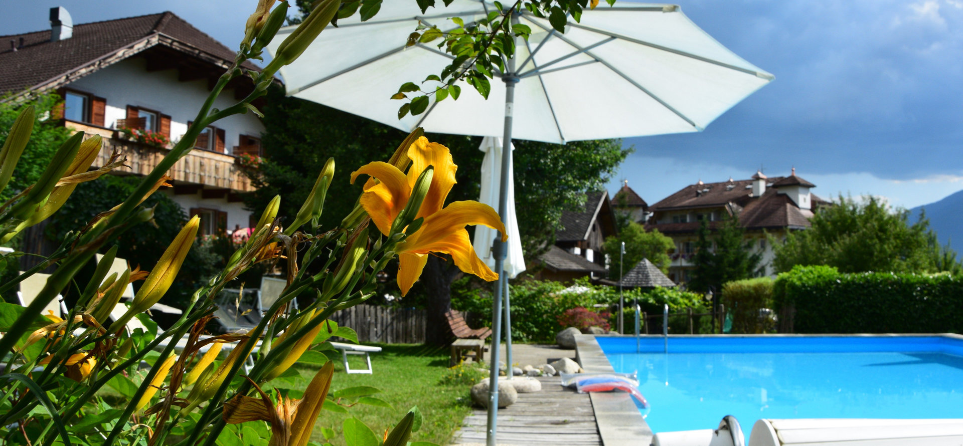 Piscina in giardino